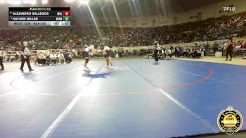 B4A-285 lbs Cons. Round 1 - Hayden Miller, Miami vs Alejandro Gallegos, Inola