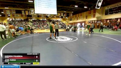 285 lbs Champ. Round 1 - Amir Farha, Poway vs Andrew Figueroa, Bonita