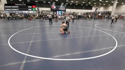 138 lbs Champ. Rd Of 128 - Mason Zamora, Waynesville Tigers Wrestling Club vs Aaron Gorbett, Basement Brawlers Wrestling Club