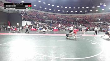 140 lbs Cons. Round 5 - Isaac Depner, Seymour Area Wrestling Club vs Austin Wendt, Wisconsin