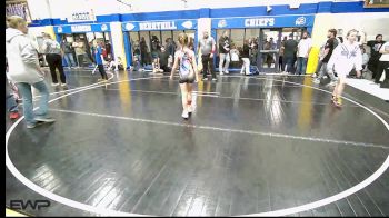67 lbs Quarterfinal - Emyle Thompson, HURRICANE WRESTLING ACADEMY vs Blaine Backus, Newkirk Takedown Club