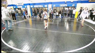 67 lbs Quarterfinal - Emyle Thompson, HURRICANE WRESTLING ACADEMY vs Blaine Backus, Newkirk Takedown Club