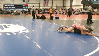 92 lbs Round 4 - 2:15pm Saturday - Noah Chevalier, Michigan S.W.A.T vs Liam Freeman, Minnesota Funky Singlets