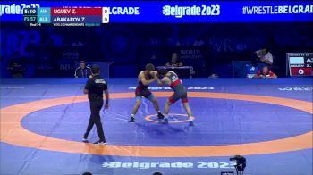 57 kg Final 3-5 - Zavur Uguev, Individual Neutral Athletes vs Zelimkhan Abakarov, Albania