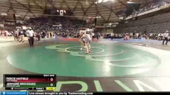 3A 152 lbs Quarterfinal - Jermaine Broussard, Spanaway Lake vs Percie Hatfield, Oak Harbor