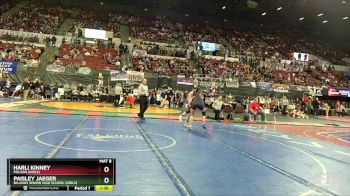 G - 145 lbs Quarterfinal - Harli Kinney, Polson (Girls) vs Paisley Jaeger, Billings Senior High School (Girls)