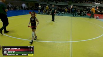 50 lbs Quarterfinal - Landen Cooreman, Wabasso vs Ben Kraemer, Rocori