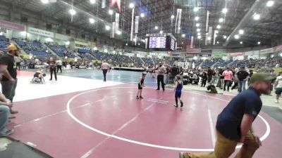 43 lbs Consolation - Corbin McCann, Other Team vs Titan Larimore, Dove Creek