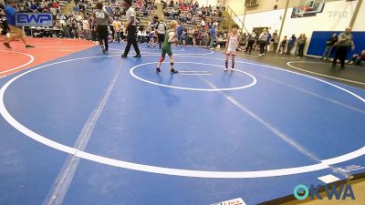 55 lbs Consolation - Jayden Brant, Caney Valley Wrestling vs Gabriel Rinehart, Gentry Youth Wrestling