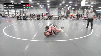 195 lbs Rr Rnd 2 - Kyle Lindblad, Ride Out Wrestling Club - TN vs Peter Simone, Doughboy Gold