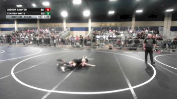 66 lbs Semifinal - Joshua Sawyer, Mat Demon vs Clayten White, Bison WC