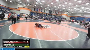 285 lbs Cons. Round 3 - Gunnar Garriques, University Of Chicago vs Cadin Koeppel, Wisconsin-Whitewater