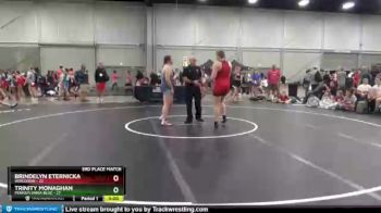 200 lbs Placement Matches (8 Team) - Brindelyn Eternicka, Wisconsin vs Trinity Monaghan, Pennsylvania Blue