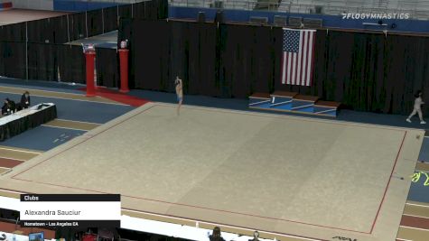 Alexandra Sauciur - Clubs - 2021 Rhythmic Elite Qualifier