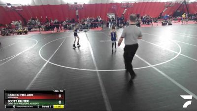 59 lbs Quarterfinal - Scott Kilmer, Lion`s Den Wrestling Academy vs Cayden Millard, Wisconsin