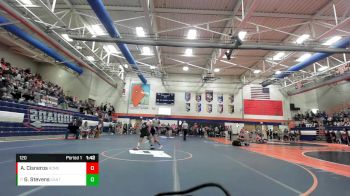 120 lbs Cons. Round 3 - Gianna Stevens, Canton vs Allison Cisneros, Romeoville (H.S.)