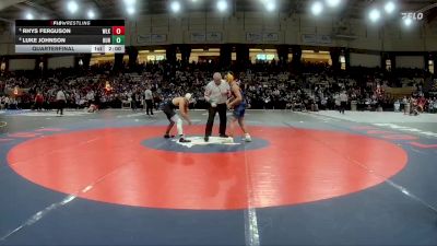 144-2A/1A Quarterfinal - Rhys Ferguson, Walkersville vs Luke Johnson, Huntingtown