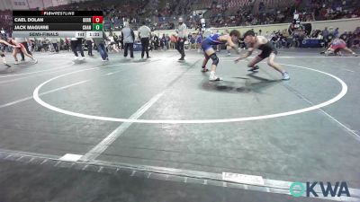 92 lbs Semifinal - Cael Dolan, Berryhill Wrestling Club vs Jack Maguire, Chandler Takedown Club