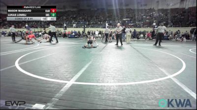 73 lbs Consi Of 8 #1 - Mason Maggard, Claremore Wrestling Club vs Lukas Lomeli, Shelton Wrestling Academy