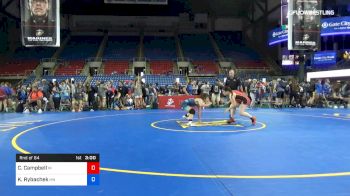 138 lbs Rnd Of 64 - Catharine Campbell, Indiana vs Kya Rybachek, Minnesota