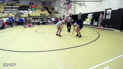 117 lbs Consolation - Kishani Kobeney, Har-Ber High School vs Tynlee Creech, Miami Wardogs