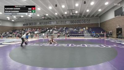 89-92 lbs Round 1 - Fletcher Hansen, Burns Junior High vs Collin Gardner, Glenrock Intermediate Middle School