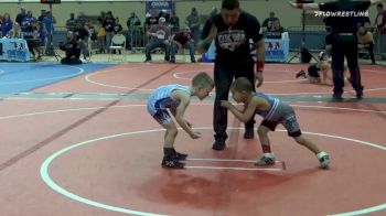 43 lbs Prelims - Mason Montoya, Checotah Matcats vs Robert Frey, Division Bell