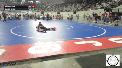 72 lbs Round Of 32 - Kaleb Kelly, Broken Arrow Wrestling Club vs Ryker Byrd, Prodigy Elite Wrestling