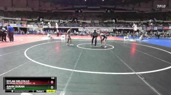 132 lbs Quarters & Wb (16 Team) - Dylan Delcollo, Delaware Military Academy vs Gavin Duran, Ridge