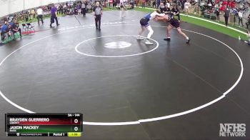 144 lbs Quarterfinal - Brayden Guerrero, Liberty vs Jaxon Mackey, Basic