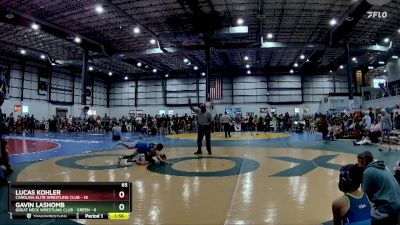 65 lbs Round 5 (6 Team) - Lucas Kohler, CAROLINA ELITE WRESTLING CLUB vs Gavin Lashomb, GREAT NECK WRESTLING CLUB - GREEN