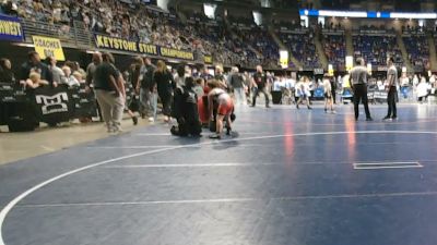 90 lbs Round Of 16 - Lincoln Simpson, Waynesburg vs Drex Johnson, Northeastern