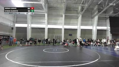 75 lbs Cons. Round 1 - Joziah Cabael, Northside Wrestling Club vs Kyson Oldroyd, Sanderson Wrestling Academy