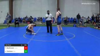 136 lbs 5th Place - Tyler Boelhower, Woodbridge vs Logan Cantone, Iron Horse