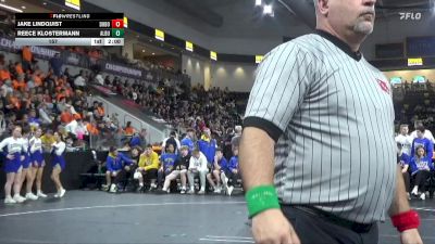 157 lbs Finals (1st & 3rd) - Reece Klostermann, Alburnett vs Jake Lindquist, Don Bosco