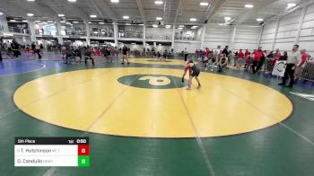 73 lbs 5th Place - Trent Hutchinson, ME Trappers WC vs Daniel Candullo, Newtown CT