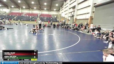 135 lbs Champ Round 1 (16 Team) - KEEN WILSON, West Coast Riders vs Hazel Guay, Utah Green