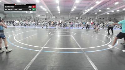 60 lbs Rr Rnd 1 - Gavin Bell, All-American Wrestling Club Blue vs Jackson Claycomb, Revival Black