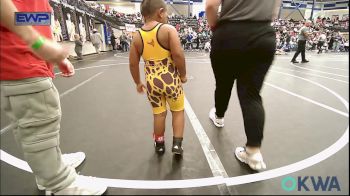 60 lbs Consi Of 4 - Khalil Douglas, Clinton Youth Wrestling vs Riggs Smith, Hinton Takedown Club