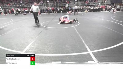 150 lbs Round Of 16 - Weston Michael, Shawnee Heights vs Ronan Taylor, Lion Wrestling Club