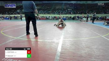 200 lbs Round Of 16 - LOGAN COTTER, Hinton Comets vs Peyton Sawyer, Watonga