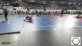 84 lbs Round Of 32 - Jake Potts, Wagoner vs Mason Coleman, Lawton, MacArthur Ok