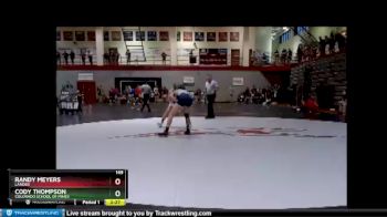 149 lbs Prelim - Cody Thompson, Colorado School Of Mines vs Randy Meyers, Lander