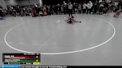 120 lbs Cons. Round 4 - Paige Jox, South Hills Wrestling Academy vs Mikayla Putich, Orange County RTC