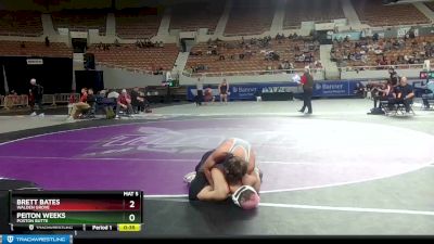 D3-113 lbs Cons. Round 2 - Brett Bates, Walden Grove vs Peiton Weeks, Poston Butte