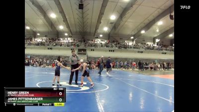 65C Quarterfinal - James Pittsenbarger, Bethany USA Wrestling Club vs Henry Green, JC Youth Wrestling Club