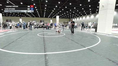 70 lbs 1st Place Match - Jasper Creten, Slyfox Wrestling Academy vs Liam Dyches, Bartlesville Wrestling Club