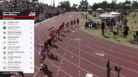 Men's 800m Open A, Prelims 5