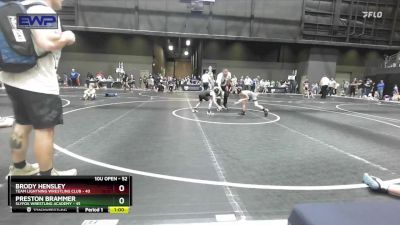 52 lbs Cons. Round 1 - Preston Brammer, SlyFox Wrestling Academy vs Brody Hensley, Team Lightning Wrestling Club