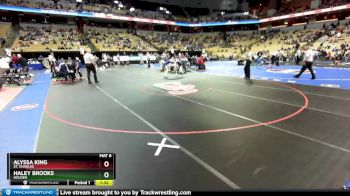 105 Class 1 lbs Semifinal - Alyssa King, St. Charles vs Haley Brooks, Holden